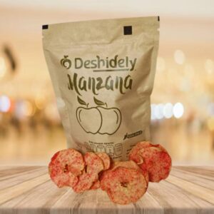 manzana deshidratada con chile
