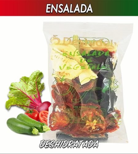 ensalada deshidratada , snack saludable